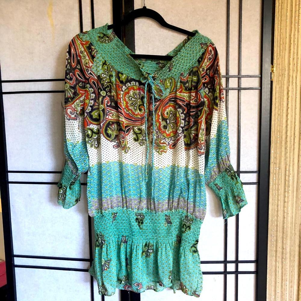 Boho Peasant Style Top